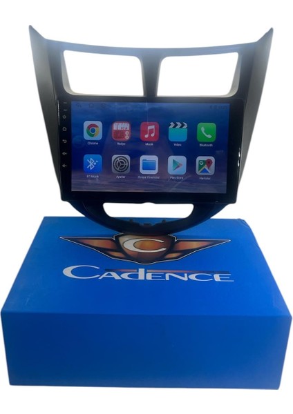 Hyundai Accent Blue Siyah 2011-2013 Cadence 6-128 (Sim Kartlı) 360 Cam Destekli Pro Oem Multimedia