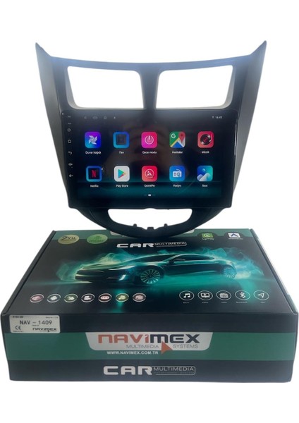 Hyundai Accent Blue Siyah 2011-2013 Navimex Samsung Işlemcili (Fanlı) Profesyonel Oem Multimedia fırsatları