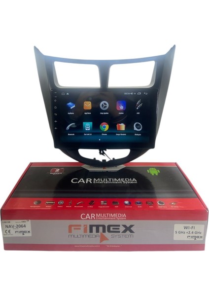Hyundai Accent Blue Siyah 2011-2013 Fimex 2-64 Dspli Pro Oem Multimedia