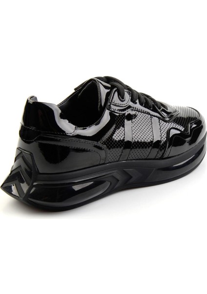 Siyah Leather Erkek Sneaker E01401083008 modelleri