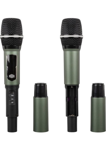 Uhf Ekranlı 1 El Kablosuz Telsiz Mikrofon CP-111 (4887)