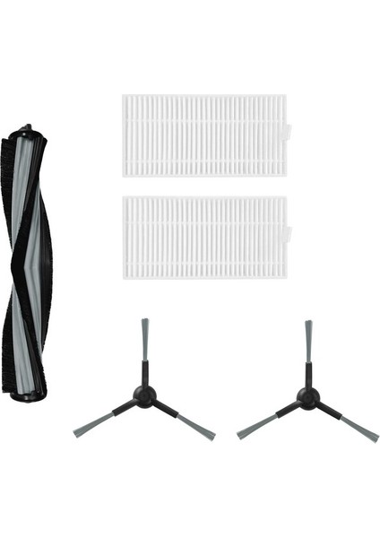 Viomi V5 Pro Uyumlu 1 Adet Ana Fırça 2 Adet Filtre 2 Adet Yan Fırça