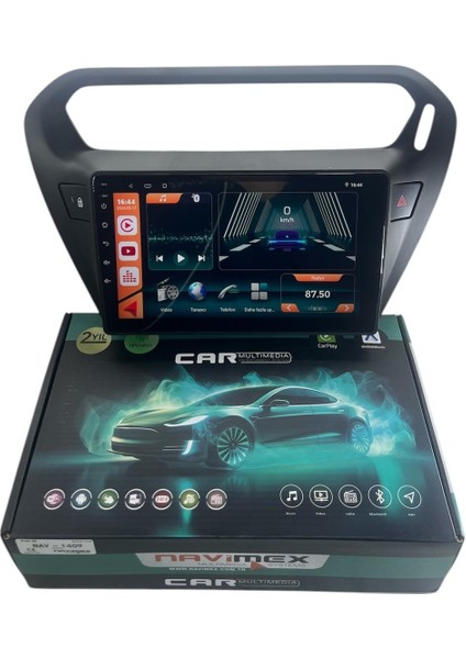 Peugeot 301 2013-2018 Navimex Samsung Işlemcili (Fanlı) Profesyonel Oem Multimedia
