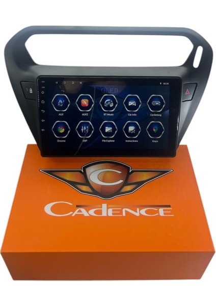 Peugeot 301 2013-2018 Cadence T5 Işlemcili Profesyonel 360 Cam Destekli Oem Multimedia