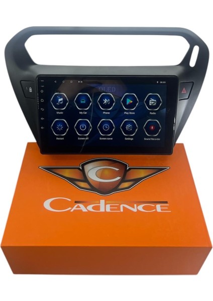 Peugeot 301 2013-2018 Cadence T5 Işlemcili Profesyonel 360 Cam Destekli Oem Multimedia