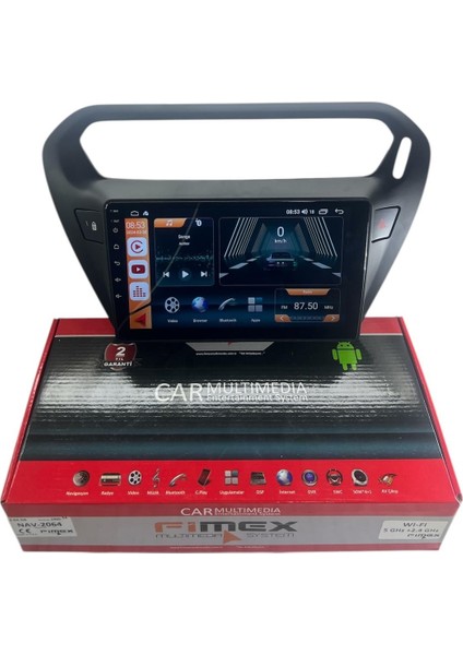 Peugeot 301 2013-2018 Fimex 2-64 Dspli Pro Oem Multimedia