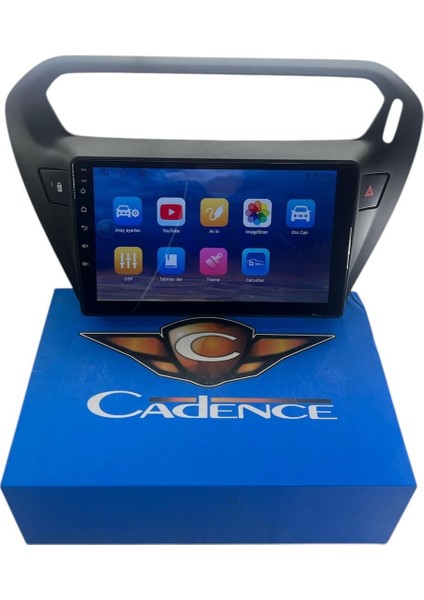 Peugeot 301 2013-2018 Cadence 6-128 (Sim Kartlı) 360 Cam Destekli Pro Oem Multimedia