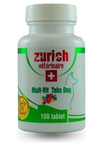 Köpekler Için Multivitamin Tablet (100 Adet)