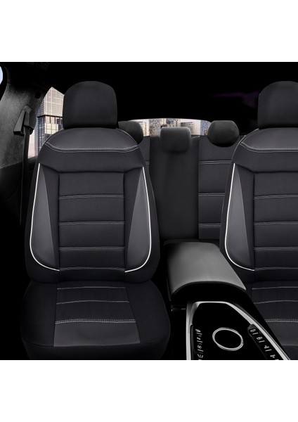 Her Araca Uyumlu Tam Takım Flex B Model Oto Koltuk Kılıfı Seti