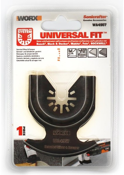 WA4957 Çok Amaçlı Raspalama Makinası Için 65MM Universal Kazıma ve Halı Kesme Bıçağı