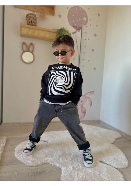 Siyah Ikili Erkek Kot Takım