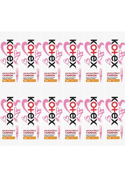 Aplikatörlü Tampon Normal 96’lı