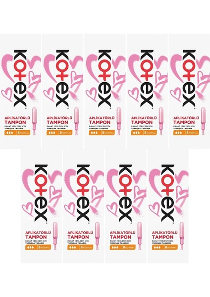 Aplikatörlü Tampon Normal 72’li