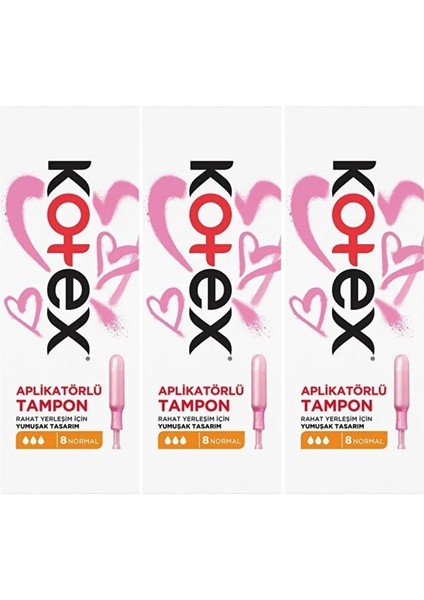 Aplikatörlü Tampon Normal 24’lü