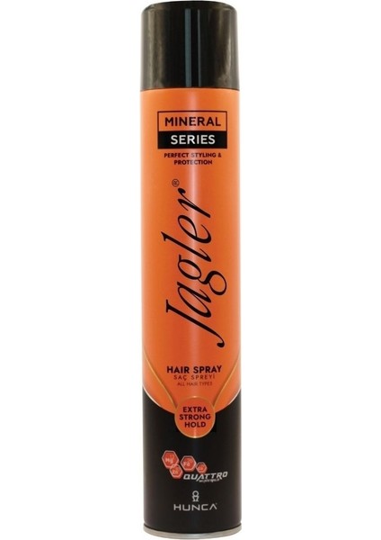 Saç Spreyi 400ML Extra Strong Hold - Ekstra Güçlü Tutuş (Turuncu) (4 Lü Set)