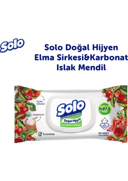 Islak Havlu Mendil 50 Yaprak Limon & Biberiye-Elma Sirkesi & Karbonat (12 Li Karma Set) fırsatları