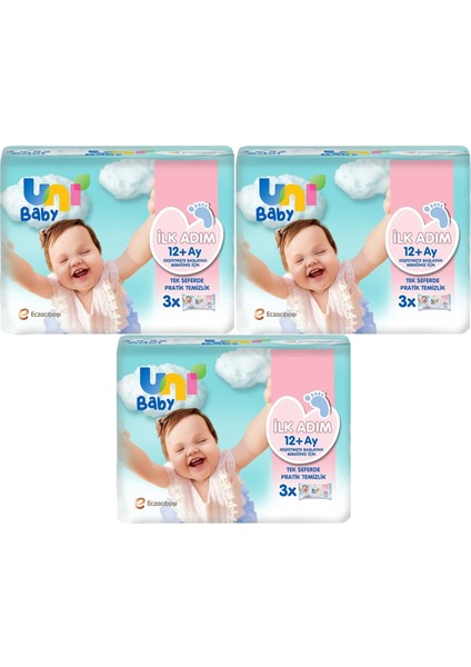 Islak Havlu Mendil Ilk Adım 52 Yaprak (9 Lu Set) 468 Yaprak (3pk*3)