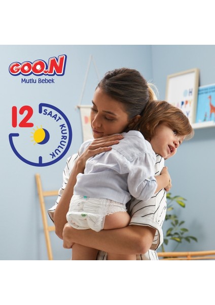 Goon Mutlu Bebek Bebek Bezi Beden:4 (9-14KG) Maxi 270 Adet Aylık Fırsat Pk