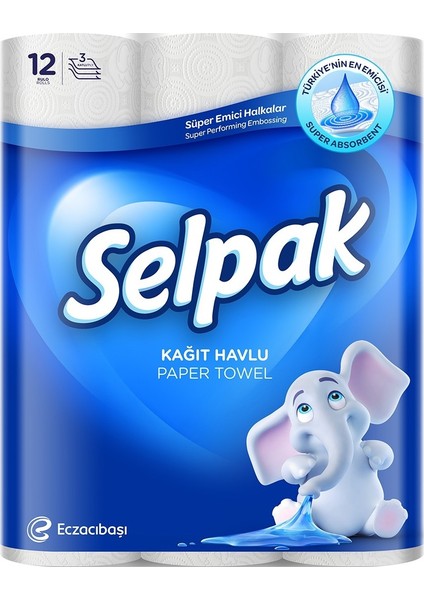 Kağıt Havlu (3 Katlı) 24 Lü Set (2pk*12)