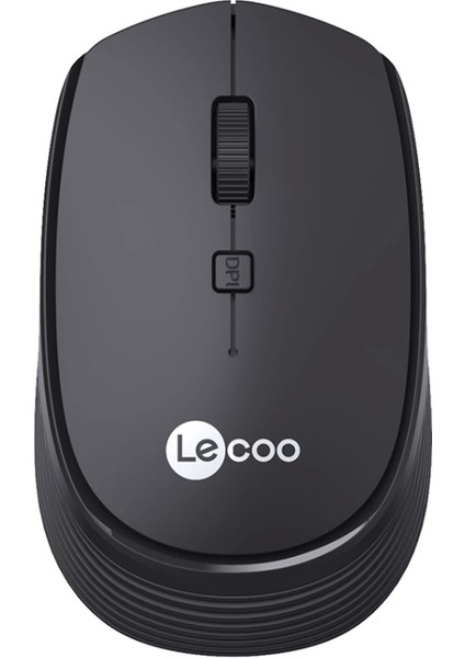 Lenovo Lecoo WS202 1600 Dpı 4 Tuşlu Siyah Kablosuz Mouse (4887)