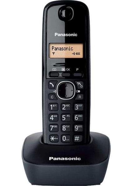 Panasonıc KX-TG1611 Dect Telsiz Telefon (Siyah) (4887)