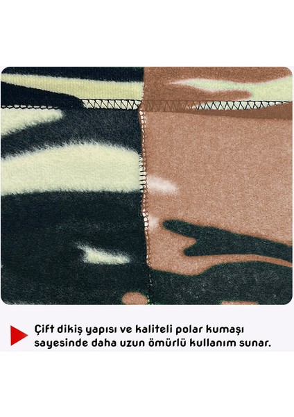Savex Polar Kar Maskesi Kahve Kamuflaj
