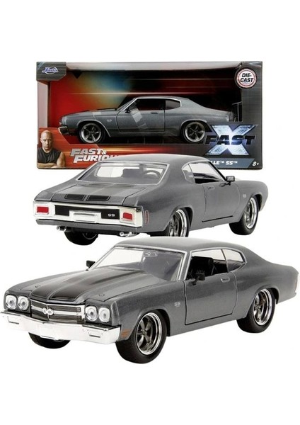 Simba Jada 3203099 Fast & Furıous 1:24 1970 Chevrolet Chevelle Ss Dıe Cast Metal Araba Kutulu 8+ fırsatları