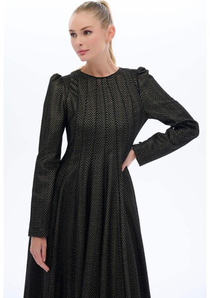 Simli Biyeli Elbise Siyah fiyatları