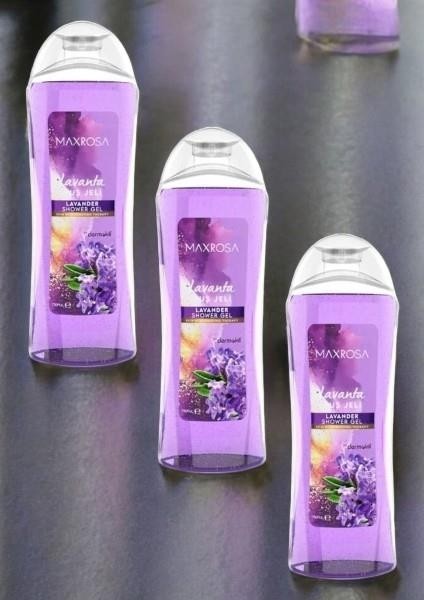 Maxrosa Duş Jeli Lavanta 750 ml x 3 Adet