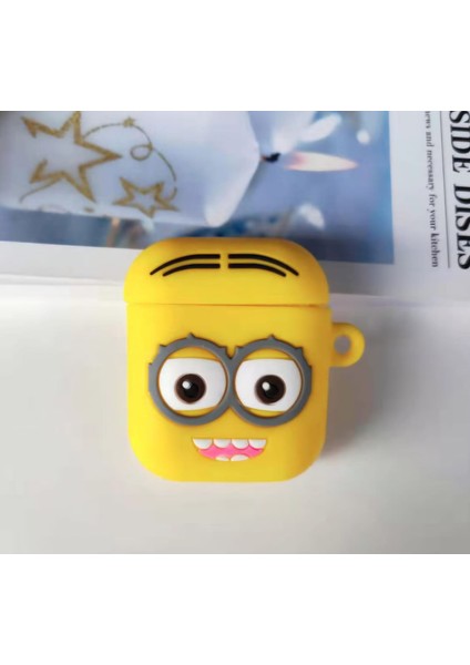 Phone 1/2. Nesil Uyumlu Koruyucu Bluetooth Kulaklık Kılıfı Figürlü