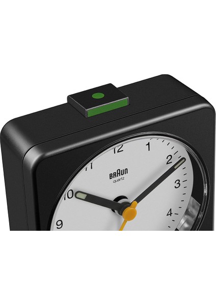 BC03BW Siyah-Beyaz Klasik Seyahat Analog Alarmlı Masa Saati fırsatları