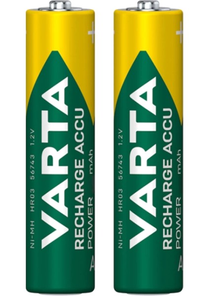 Varta Nı-Mh 1.2V 800 Mah HR03 Aaa Şarjlı 2li Ince Kalem Pil (4887) fiyatları
