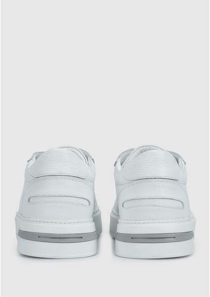 Beyaz Deri Erkek Sneaker fırsatları