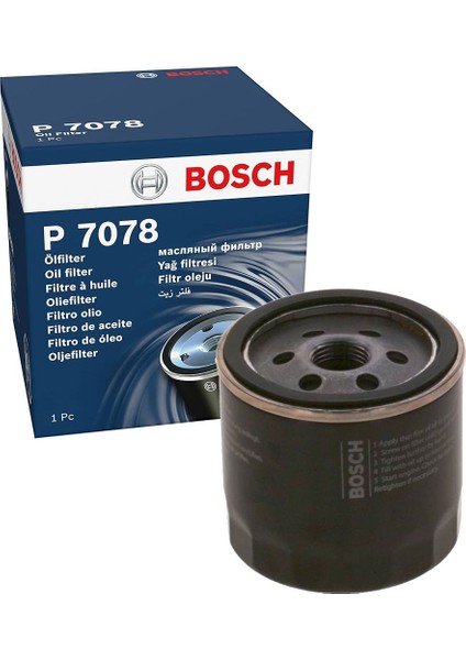 Ford Focus 2 1.6 Benzinli Yağ Filtresi 2005-2011 Bosch