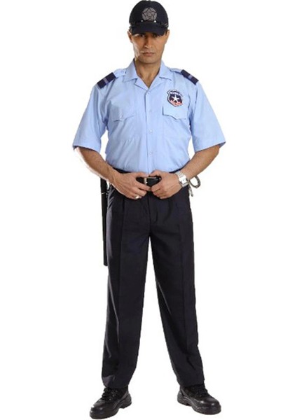 Doruk Gabardin Klasik Flato Cepli Erkek Güvenlik Görevlisi Pantolon