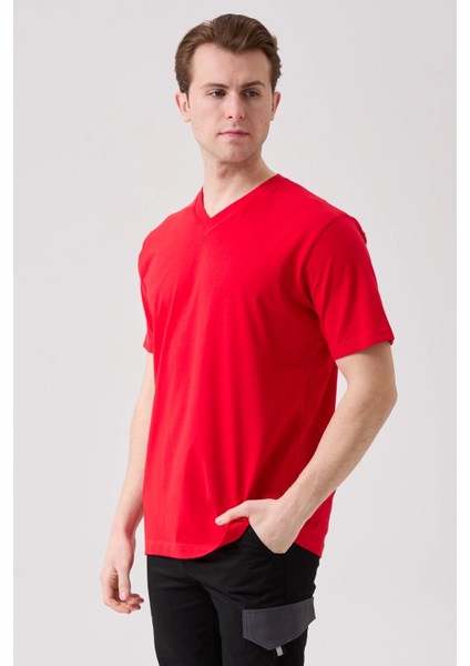 Galanthus V Yaka T-Shirt - Nefes Alabilir, Rahat ve Şık Tasarım fiyatları