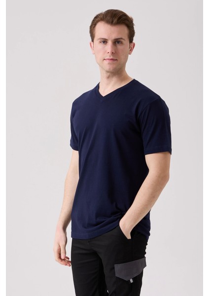 Galanthus V Yaka T-Shirt - Nefes Alabilir, Rahat ve Şık Tasarım fiyatları