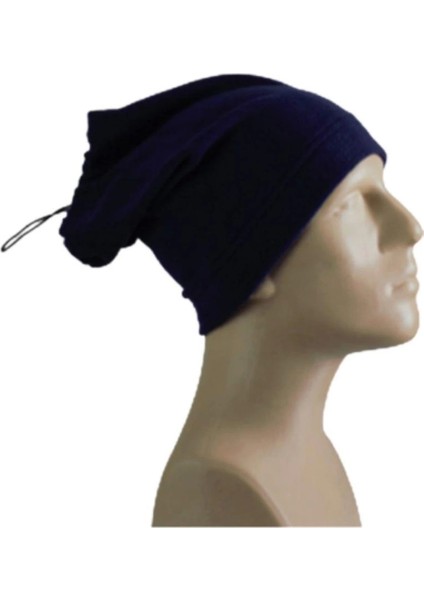 Bağcıklı Polar Bere Boyunluk Çift Kullanım Sıcak ve Konforlu Tasarım