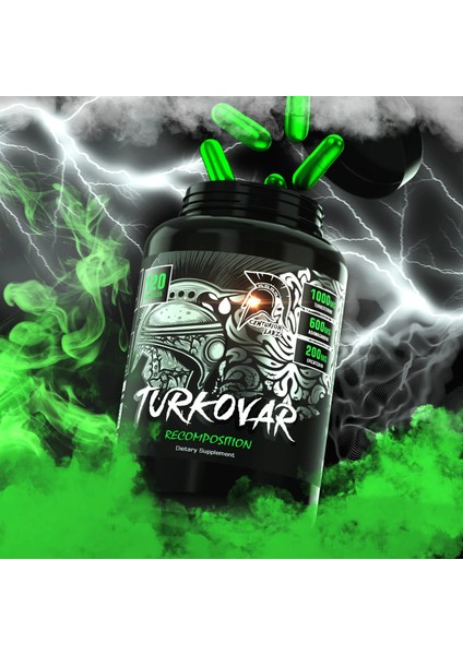Turkovar (Turkesteron + Hint Ginseng+ Ecdysterone) 120 Kapsül