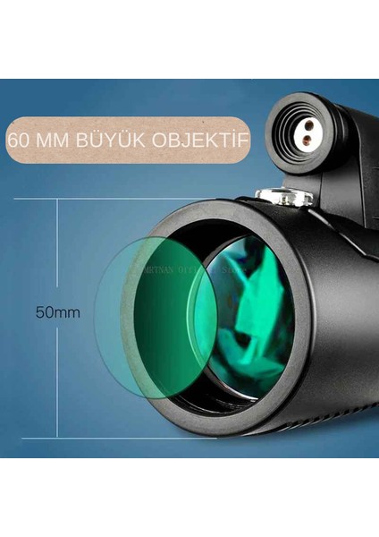 Trend STORE-50X60 Hd Monoküler Dürbün Uzun Menzilli Teleskop Gece Görüşlü Dürbün