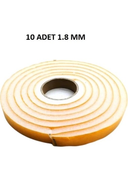 Oz cm ax 10 Adet Kapı Pencere Isı Yalıtım Süngeri Yapışkanlı Pencere Rüzgar Bandı 18 mm x 2,5 M fiyatları