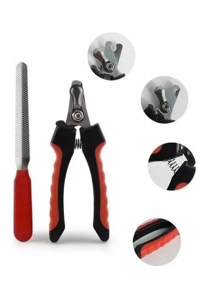 Yaylı Evcil Hayvan Tırnak Makası - Çelik Törpülü Set fiyatları