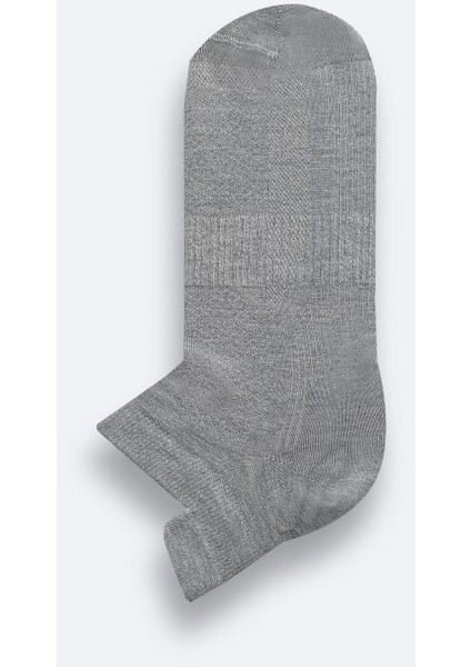 Erkek Gri Basic Patik Çorap B008530