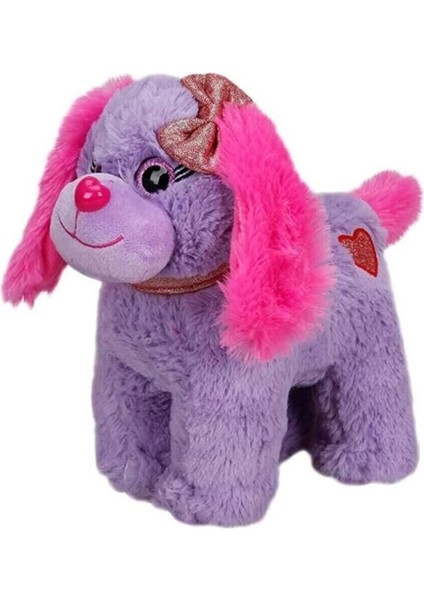 Peluş Köpek Oturan Renkli 25 cm Idır