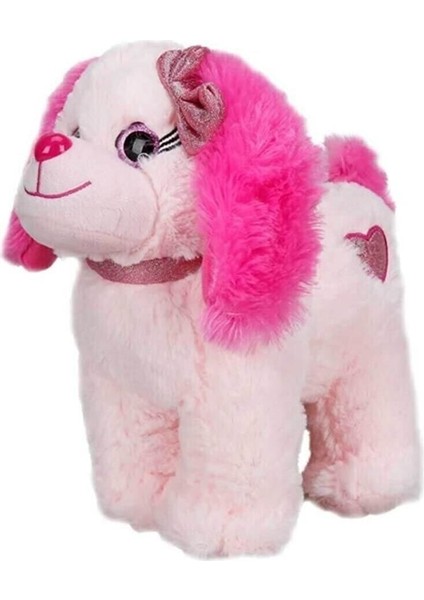 Peluş Köpek Oturan Renkli 25 cm Idır