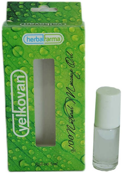 Yelkovan Masaj Yağı Roll On Yüzde 100 Natural Nane Yağı 5 ml Yeni!!!