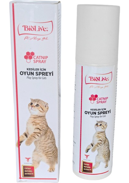 Kampanya Estevia Biolive Kediler Için Oyun Spreyi 150ML Yeni!!!