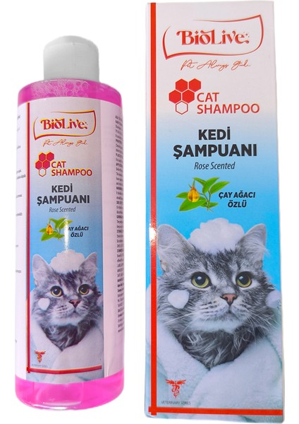 Kampanya Estevia Biolive Çay Ağacı Özlü Kedi Şampuanı 200ML Yeni!!!