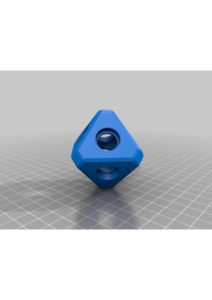 Octahedron Bevel Gear Fidget Spinner