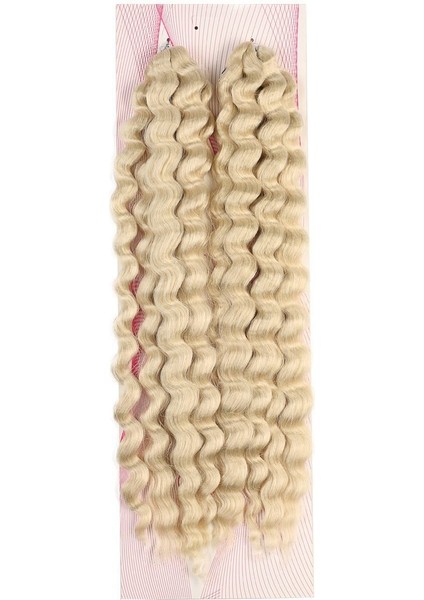 Nice Bulk Afro Su Dalgası Saç - Platin